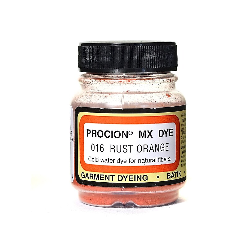 Jacquard Procion Mx Fiber Reactive Dye Rust Orange 016 2/3 Oz. [Pack Of 3] image 1