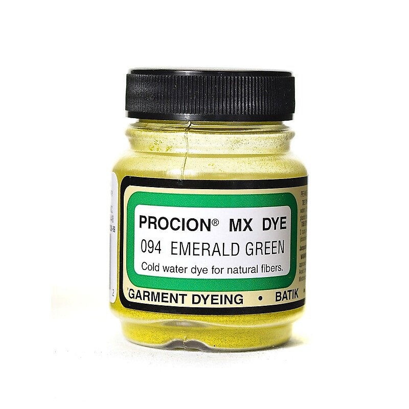 Jacquard Procion Mx Fiber Reactive Dye Emerald Green 094 2/3 Oz. [Pack Of 3] image 1