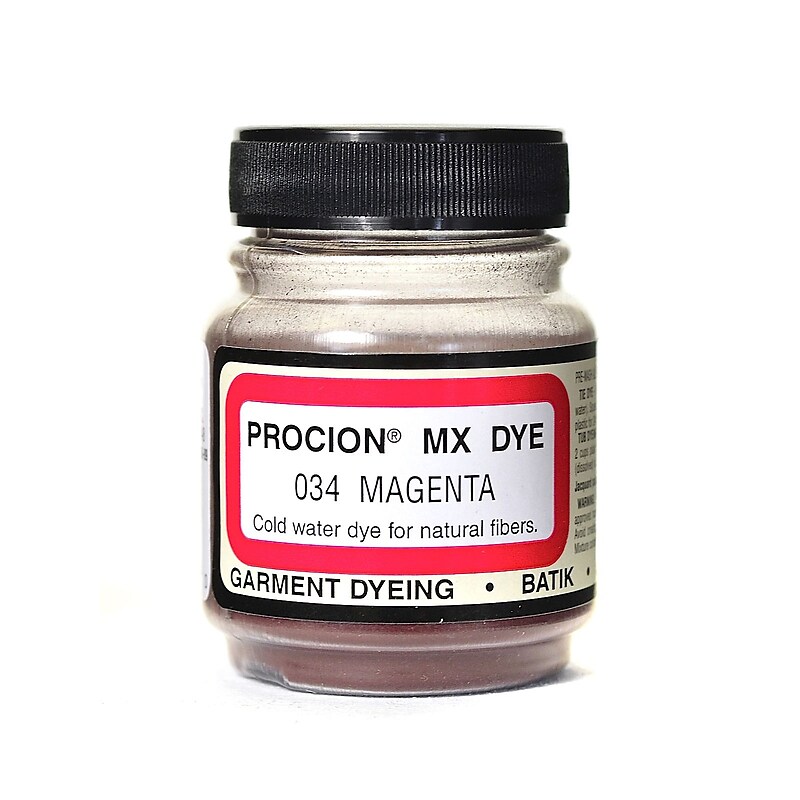 Jacquard Procion Mx Fiber Reactive Dye Magenta 034 2/3 Oz. [Pack Of 3] image 1