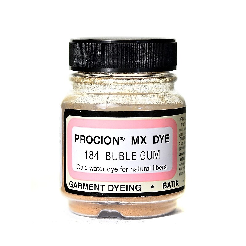 Jacquard Procion Mx Fiber Reactive Dye, Bubble Gum, 184, 2/3 Oz, 3/Pack (76496-Pk3) image 1