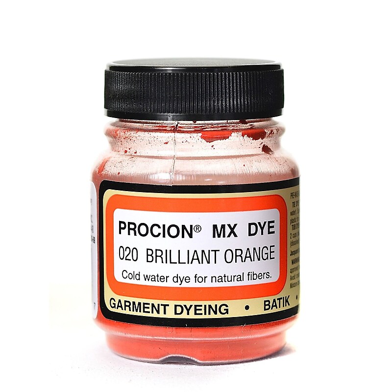 Jacquard Procion Mx Fiber Reactive Dye Brilliant Orange 020 2/3 Oz. [Pack Of 3] image 1