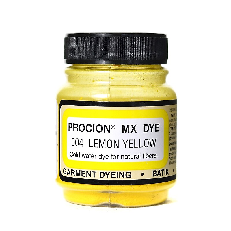 Jacquard Procion Mx Fiber Reactive Dye Lemon Yellow 004 2/3 Oz. [Pack Of 3] image 1
