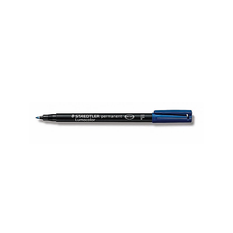 Staedtler Lumocolor AV Marker Blue Fine, 10/Pack (15282-PK10) image 1