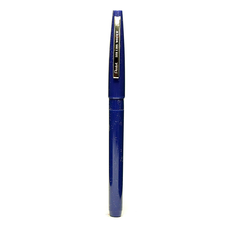 Pentel Rolling Writer Rollerball Pen, Medium Point, Blue Ink, 12/Pack (R100-C) image 1