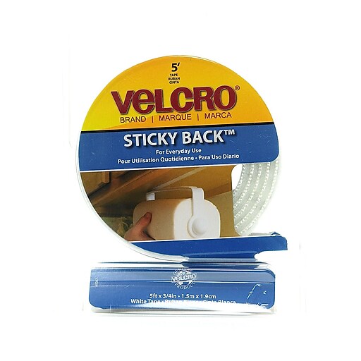 Velcro Closure Easy To Use Dispenser Packs white [Pack of 2] at Staples