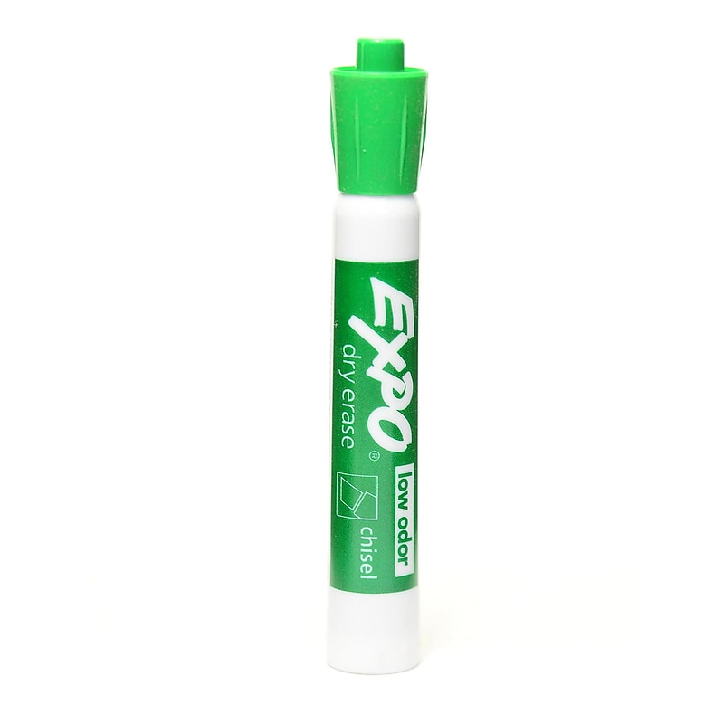 Expo Low-Odor Dry Erase Markers green [Pack of 6] image 1