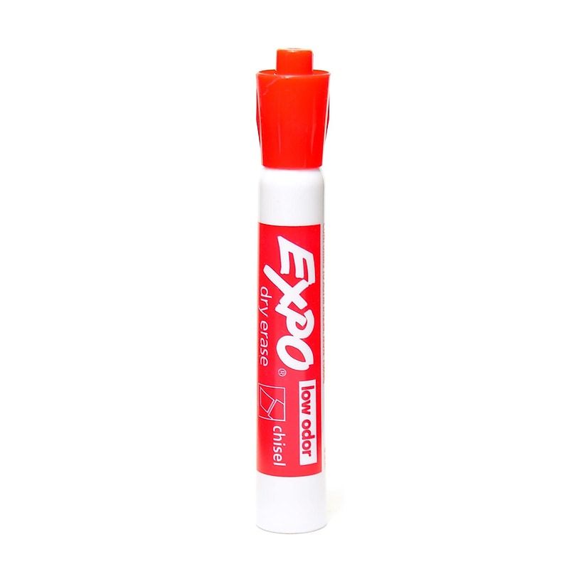 Expo Low-Odor Dry Erase Markers, Red, 6/Pack (73322-PK6) image 1