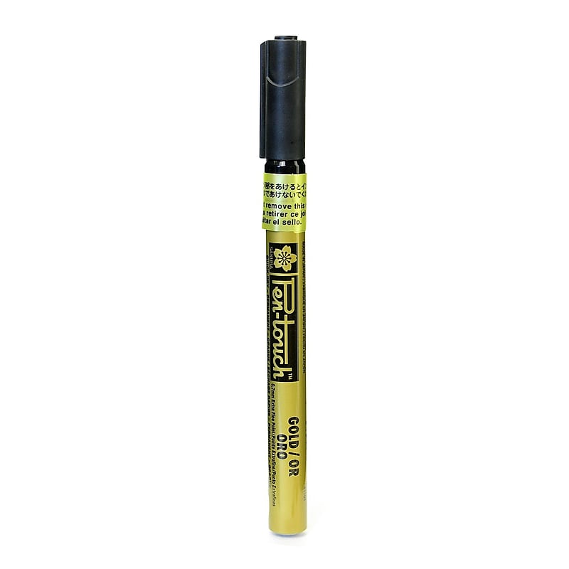 Sakura Pen-Touch Marker 0.7 Mm Extra Fine Gold [Pack Of 4] image 1