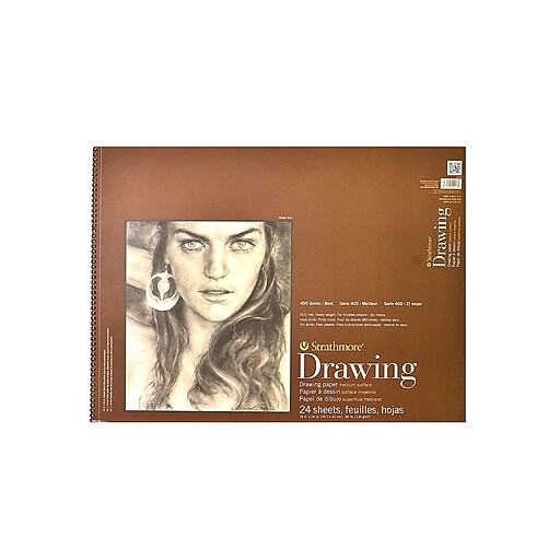 Strathmore 400 Series 18" x 24" Wire Bound Drawing Sketch Pad, 24