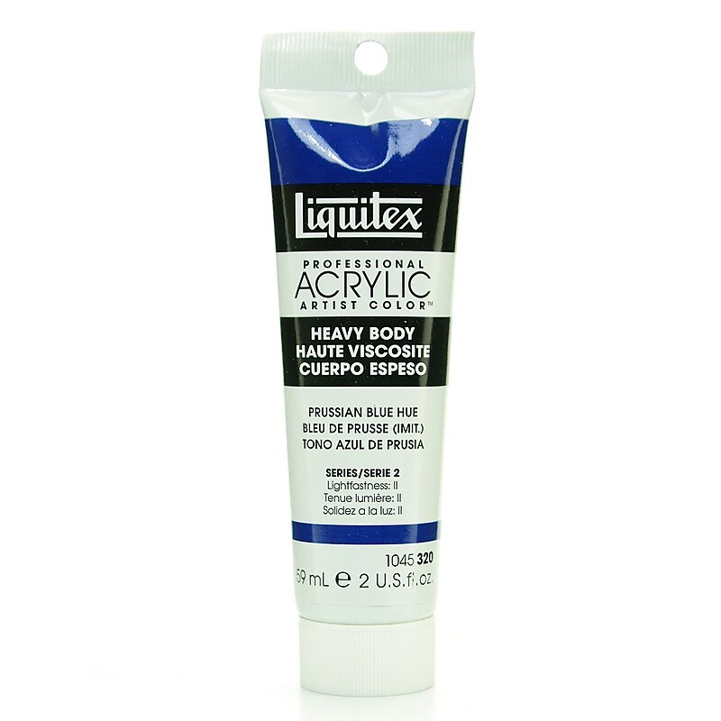 Liquitex Heavy Body Professional Artist Acrylic Colors Prussian Blue Hue 2 Oz. [Pack Of 2] image 1