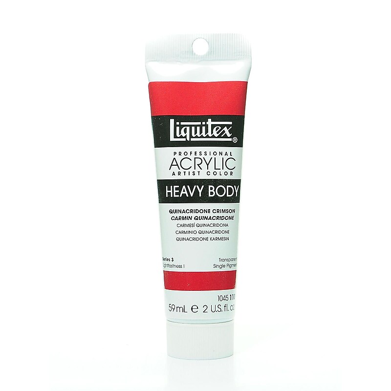 Liquitex Heavy Body Professional Artist Acrylic Colors Quinacridone Crimson 2 Oz. image 1