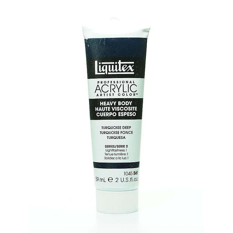 Liquitex Heavy Body Professional Artist Acrylic Colors Turquoise Deep 2 Oz. image 1