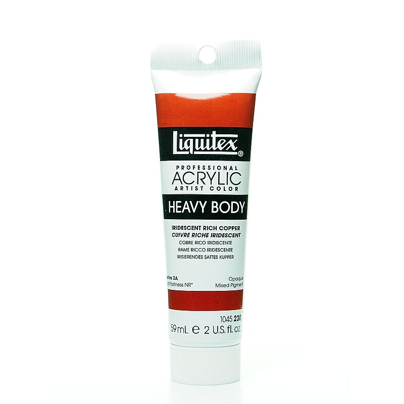 Liquitex Heavy Body Professional Artist Acrylic Colors Iridescent Rich Copper 2 Oz. [Pack Of 2] image 1