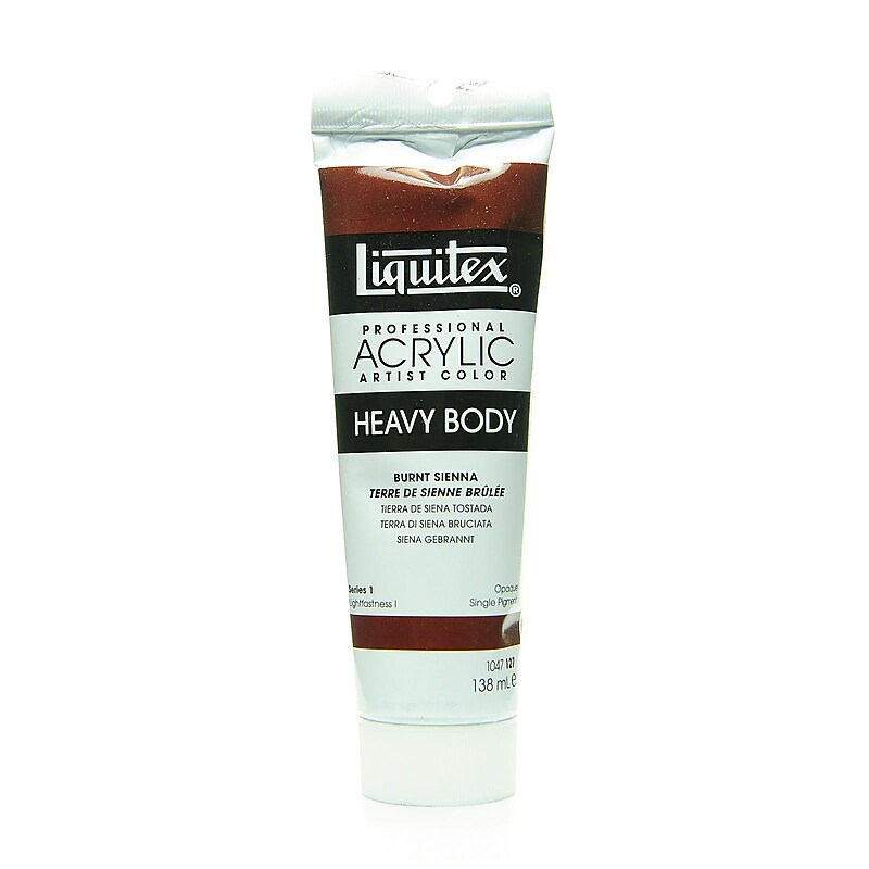 Liquitex Heavy Body Professional Artist Acrylic Colors Burnt Sienna 4.65 Oz. image 1