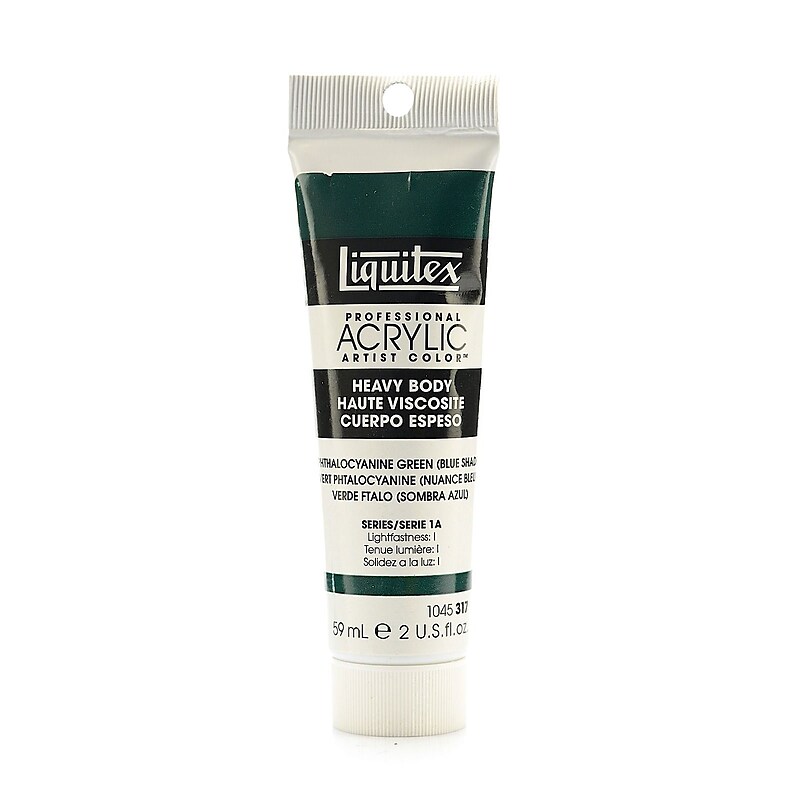 Liquitex Heavy Body Professional Artist Acrylic Colors Phthalo Green (Blue Shade) 2 Oz. [Pack Of 3] image 1