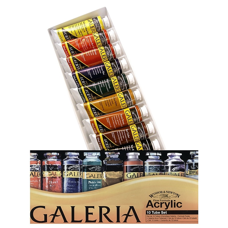 Winsor And Newton Galeria Acrylic Paint Colour Basic Set Each image 1
