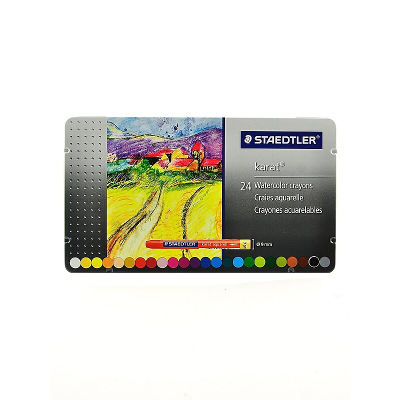 Staedtler Karat Watercolor Crayon, 24/Set image 1