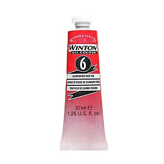 Winsor  And  Newton Winton Oil Colours 37 Ml Cadmium Red Deep Hue 5 [Pack Of 3]