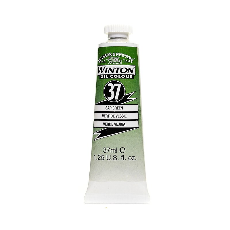 Winsor  And  Newton Winton Oil Colours 37 Ml Sap Green 37 [Pack Of 3] image 1