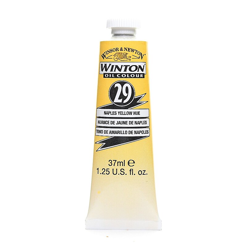 Winsor  And  Newton Winton Oil Colours 37 Ml Naples Yellow Hue 29 [Pack Of 3] image 1