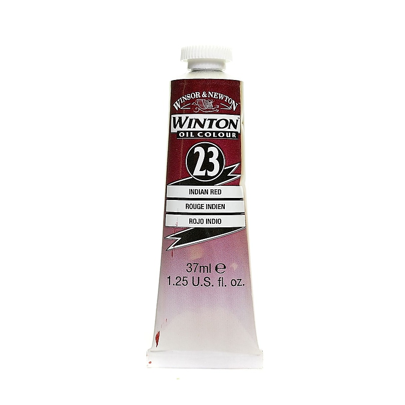Winsor  And  Newton Winton Oil Colours 37 Ml Indian Red 23 [Pack Of 3] image 1