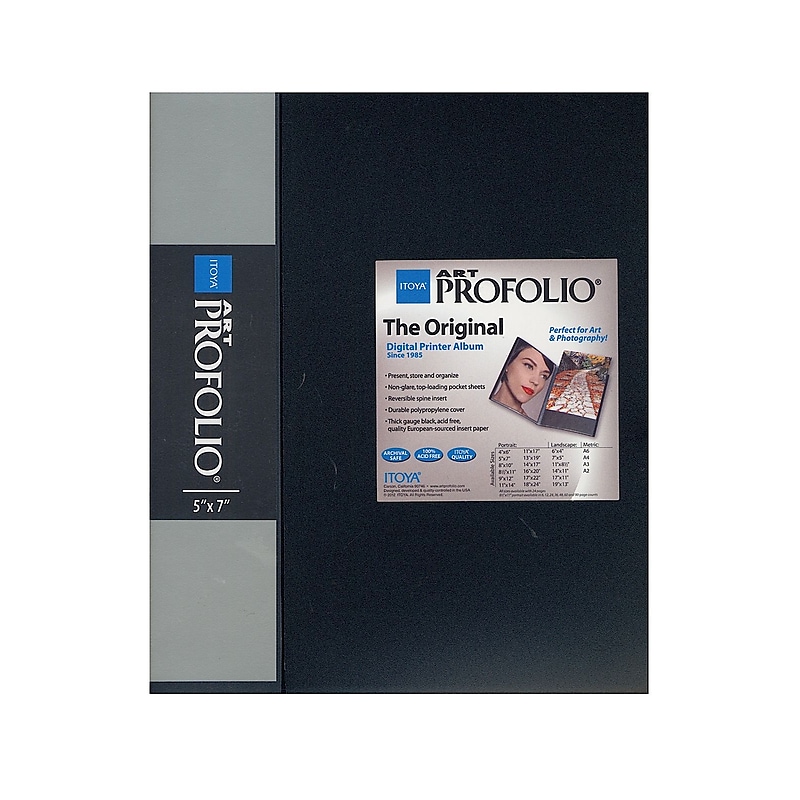 Itoya Art Profolio Storage/Display Book 5 In. X 7 In. 24 [Pack Of 3] image 1