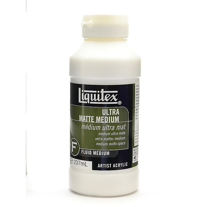 Liquitex 37764-Pk2 Ultra Matte Medium 8Oz, 2/Pack image 1