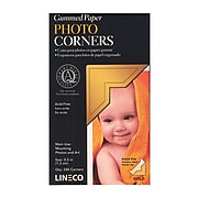 Lineco Infinity Paper Gold Photo Corners, Pack Of 252, 2/Pack (20649-Pk2)