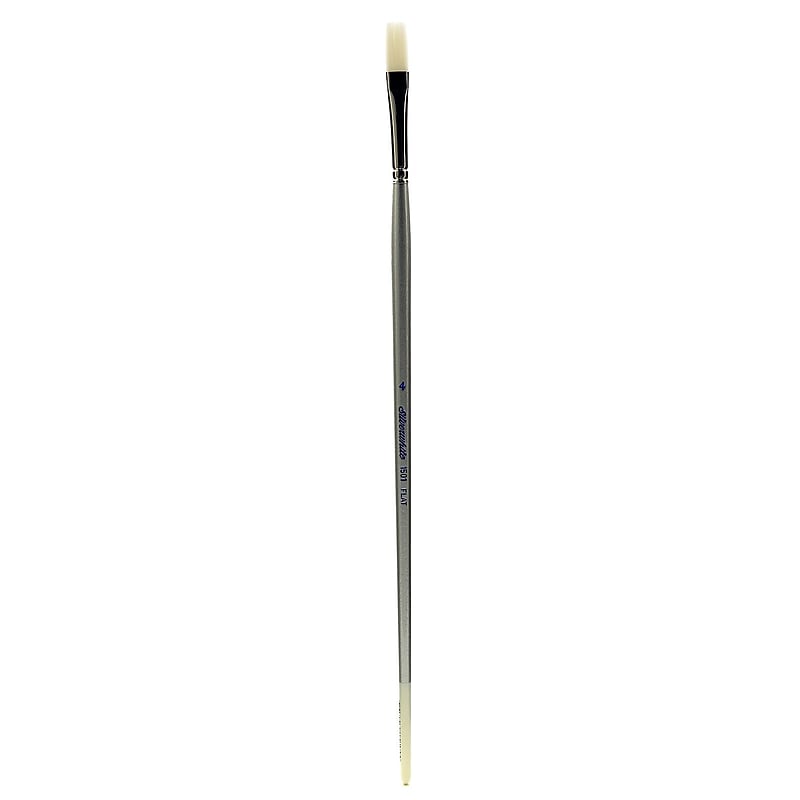 Silver Brush Silverwhite Series Synthetic Brushes Long Handle 4 Flat image 1