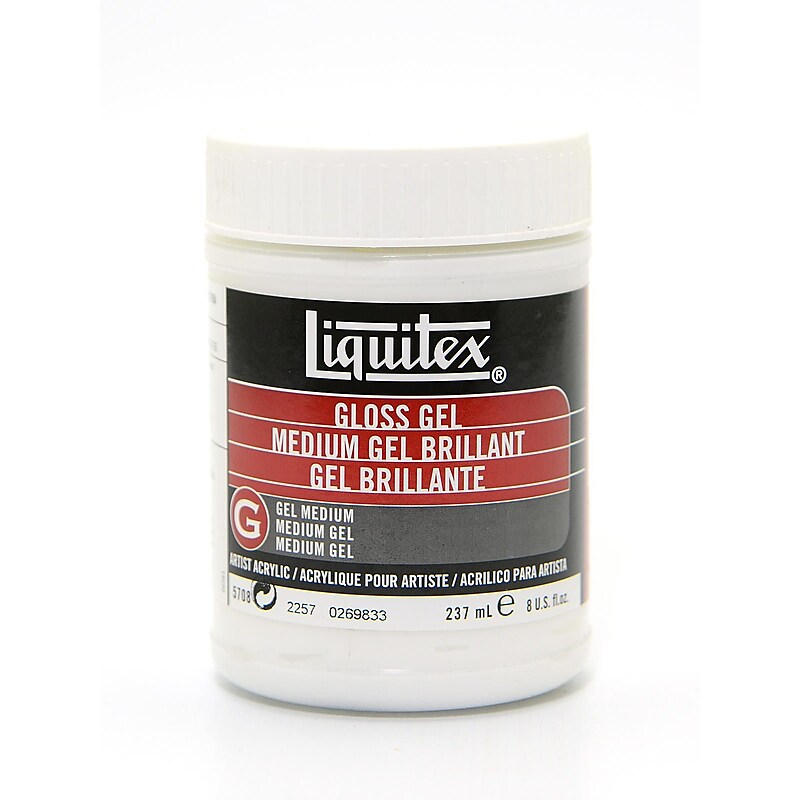Liquitex Acrylic Gloss Gel Medium 8 Oz. image 1