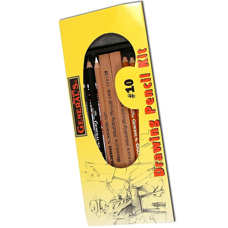General's Drawing Pencil Kit, #10, 2/Pack (81043-PK2) image 1