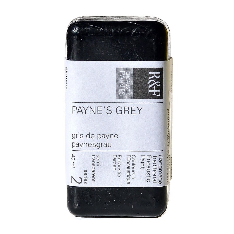 R  And  F Handmade Paints Encaustic Paint Payne's Grey 40 Ml [Pack Of 2] image 1