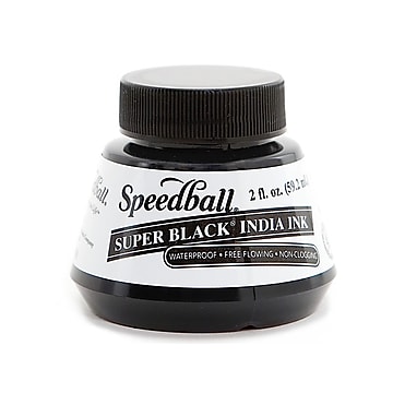 Speedball Super Black India Ink 2 Oz. [Pack Of 3]
