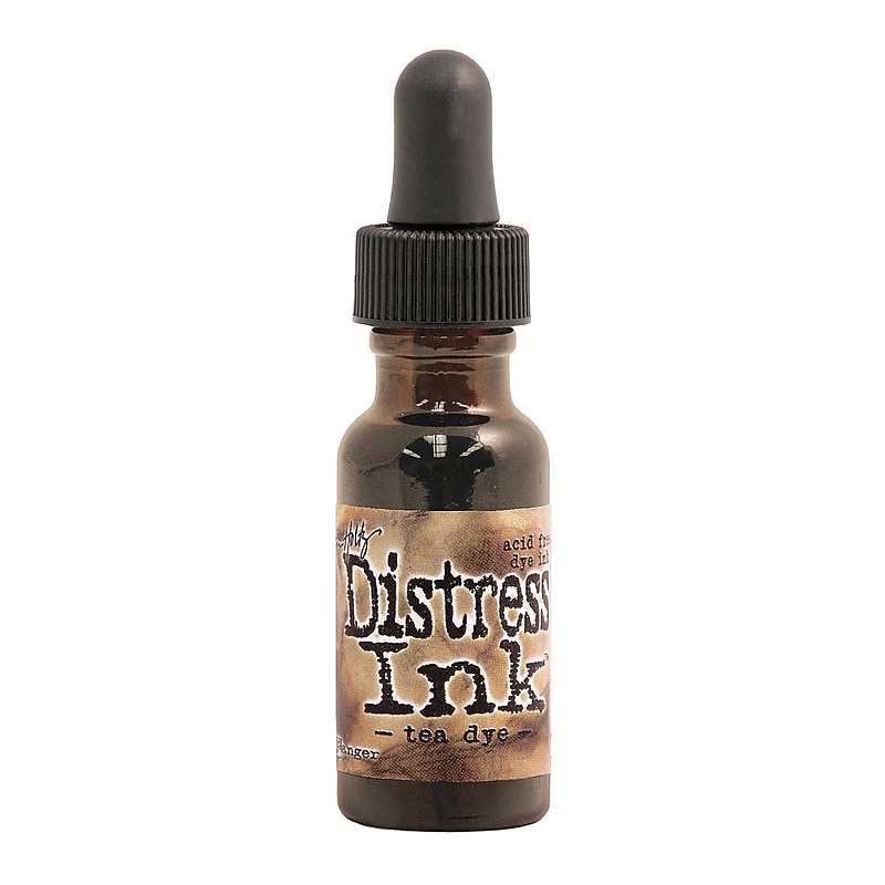 Ranger Tim Holtz Distress Ink Reinker Bottle, Tea Dye, 3/Pack (17482-PK3) image 1