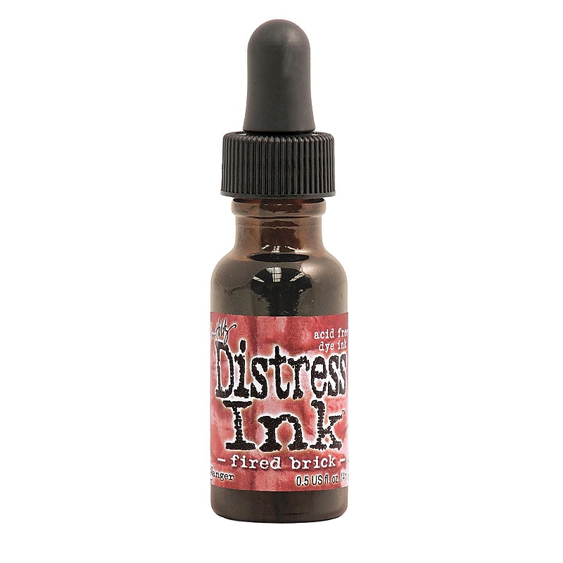 Ranger Tim Holtz Distress Ink Reinker Bottle, Fired Brick, 3/Pack (17614-PK3) image 1