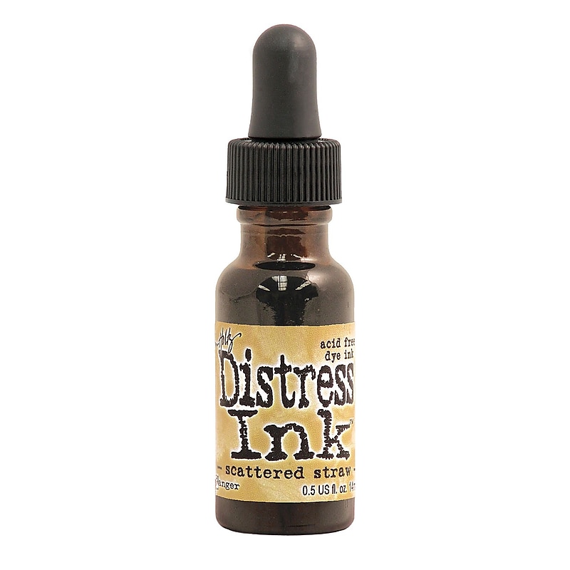 Ranger Tim Holtz Distress Ink Reinker Bottle, Scattered Straw, 3/Pack (35764-PK3) image 1