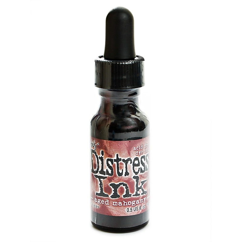 Ranger Tim Holtz Distress Ink Reinker Bottle, Aged Mahogany, 3/Pack (36462-PK3) image 1