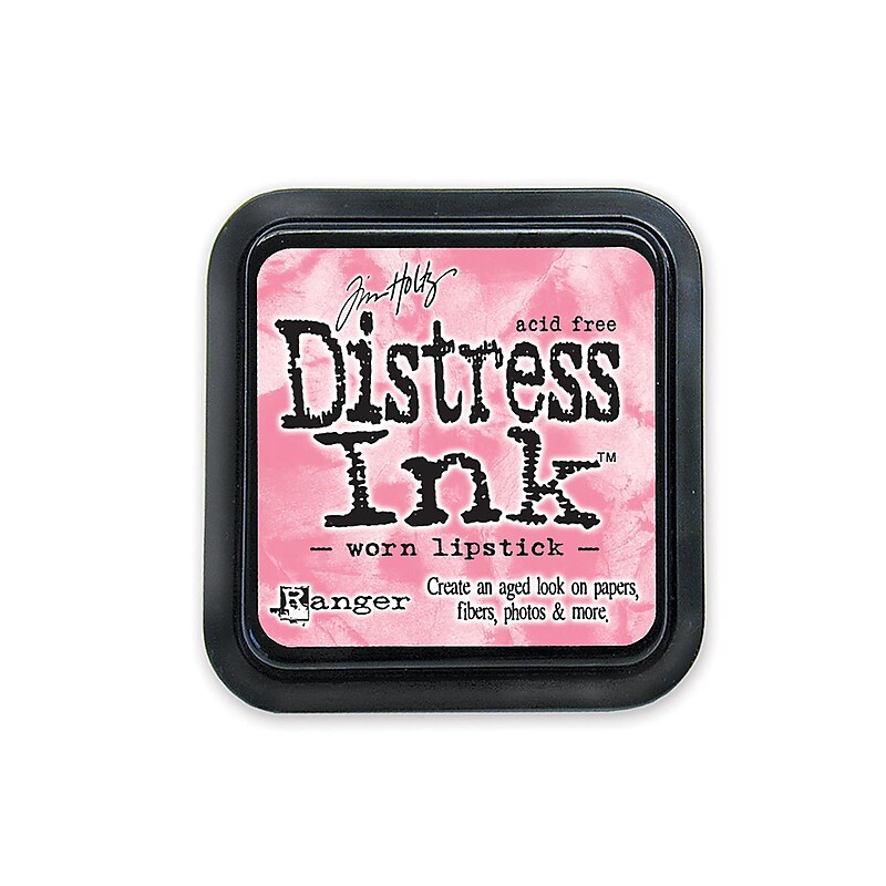 Ranger Tim Holtz Distress Ink Pads, 2" x 2", Worn Lipstick, 3/Pack (58588-PK3) image 1