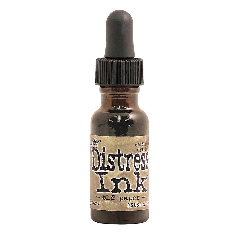 Ranger Tim Holtz Distress Ink Reinker Bottle, Old Paper, 3/Pack (61876-PK3) image 1