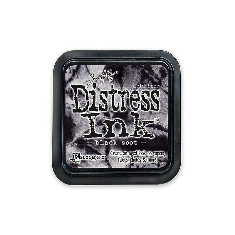 Ranger Tim Holtz Distress Ink Black Soot Pad [Pack Of 3] image 1