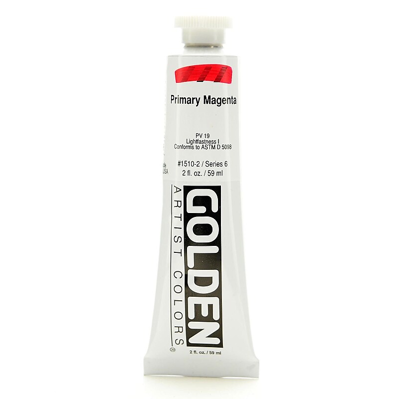 Golden Heavy Body Acrylics Primary Magenta 2 Oz. (49429) image 1