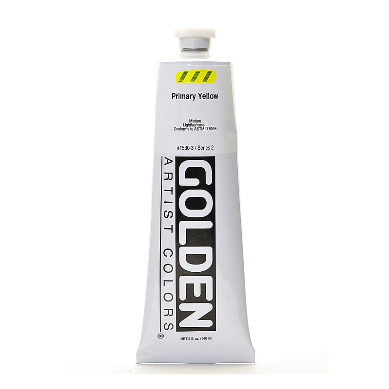 Golden Heavy Body Acrylics, Primary Yellow, 5Oz (71834) image 1