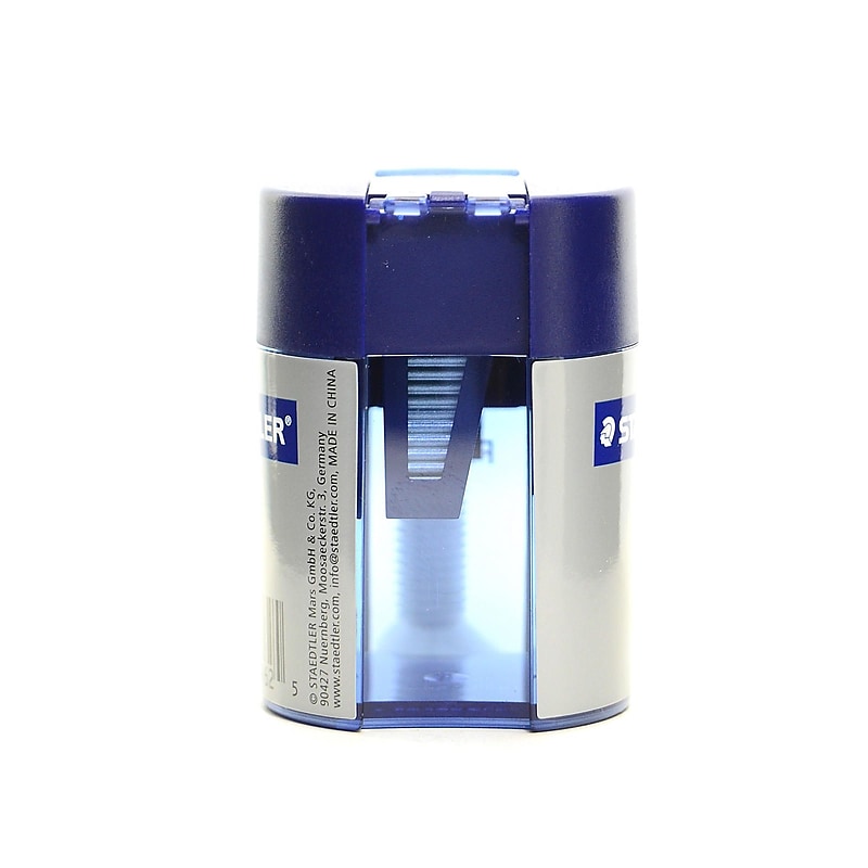 Staedtler Manual Pencil Sharpener, Blue/Silver, 6/Pack (26144-PK6) image 1
