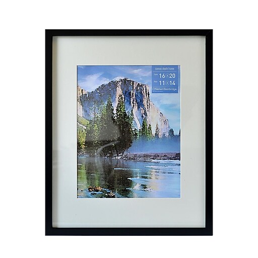Nielsen Bainbridge Gallery Wood Frames For Canvas 16 In. X 20 In. Black