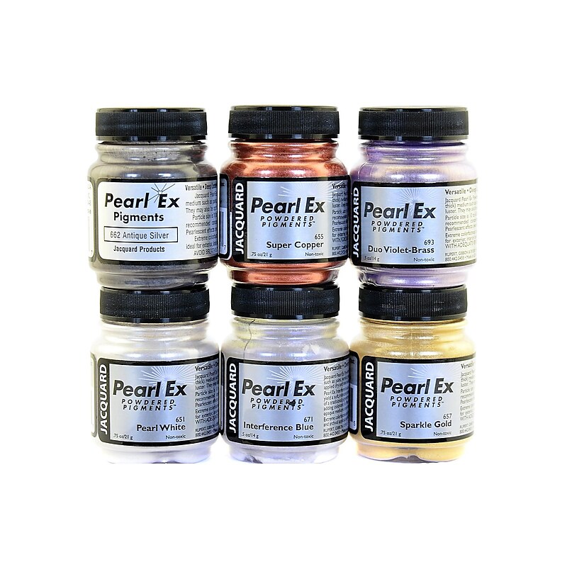 Jacquard Pearl Ex Powdered Pigment Sets set of 6 image 1