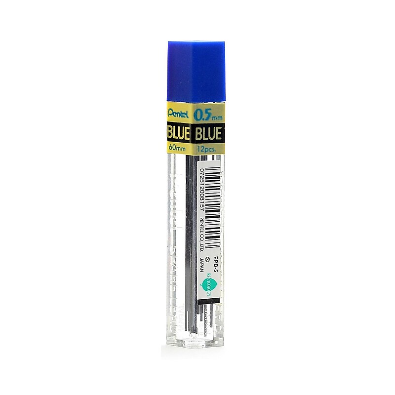 Pentel Lead Refill, 0.5mm, 12/Leads, 18/Pack (36101-PK18) image 1