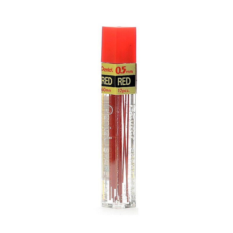 Pentel Lead Refill, 0.5mm, 12/Leads, 18/Pack (65712-PK18) image 1