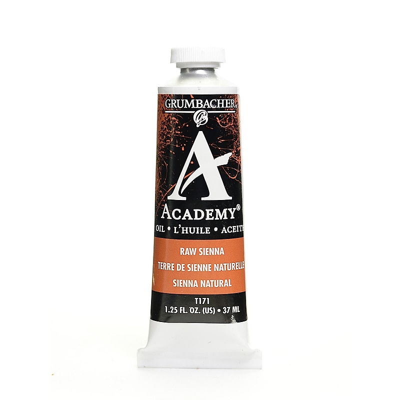 Grumbacher Academy Oil Colors Raw Sienna 1.25 Oz. [Pack Of 3] image 1