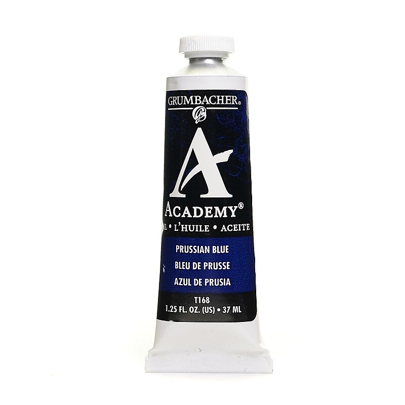 Grumbacher Academy Oil Colors Prussian Blue 1.25 Oz. [Pack Of 3] image 1
