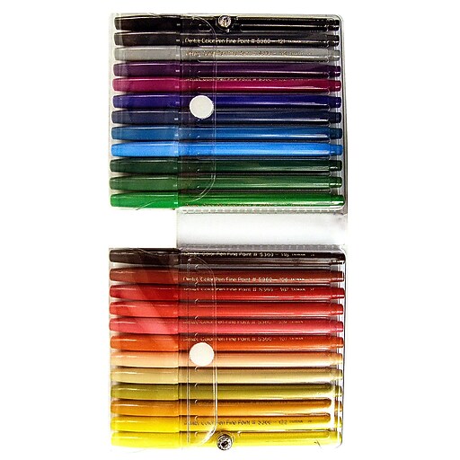 Pentel S360 Color Pen Sets - Set of 24